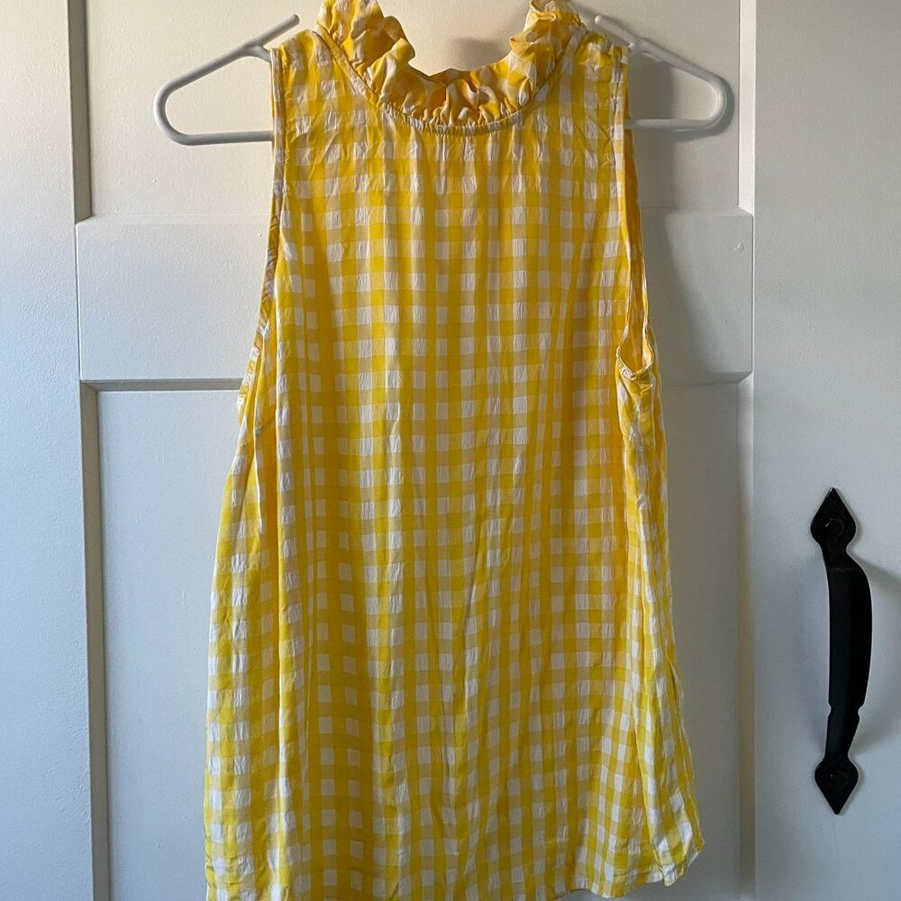 J Crew Gingham Tank